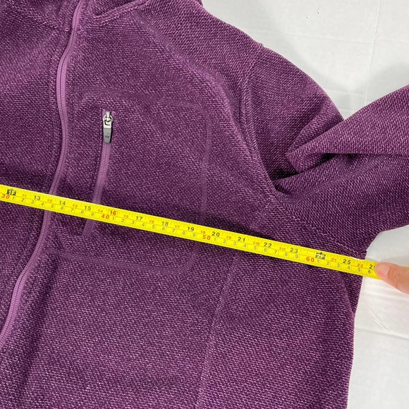 Duluth Men XXL Checkpoint Violet Full Zip Mock Jacket Softshell Fleece Pockets - Picture 8 of 13